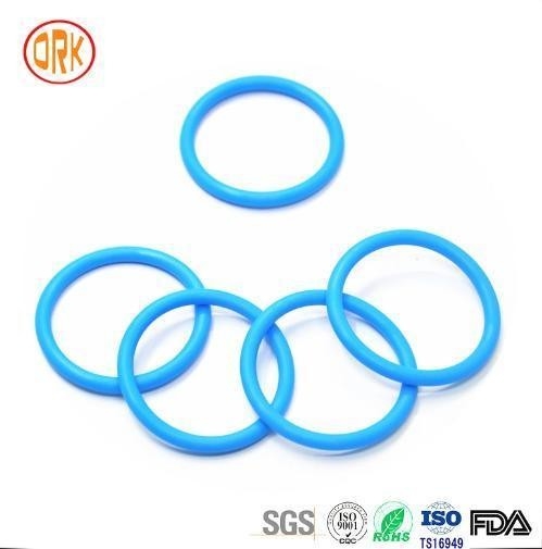 0.5 mm - 1000 mm 568 Anillo de goma de silicona azul de sellado RoHS anillos de goma plana O