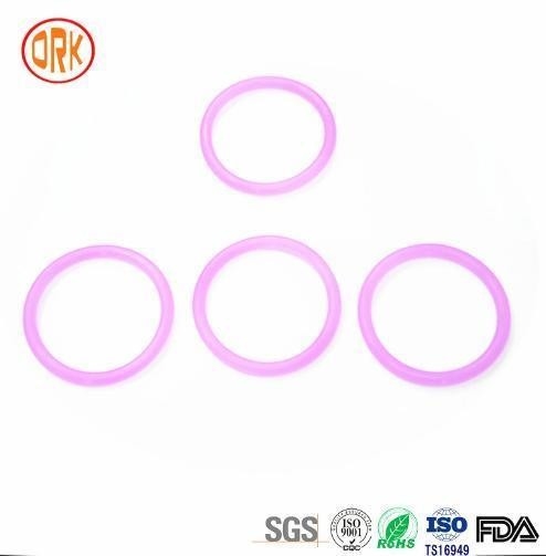 Personalización Púrpura Translúcido de caucho de silicona O anillo de sello de anillo de junta para el sello del eje