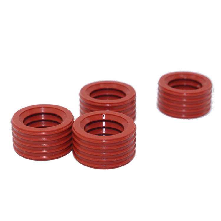 Anillos de sellado hidráulico USH en forma de U rojo personalizados para conector de almacenamiento de energía