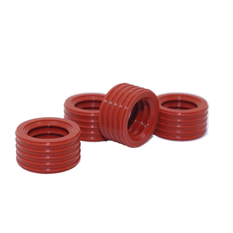 Anillos de sellado hidráulico USH en forma de U rojo personalizados para conector de almacenamiento de energía