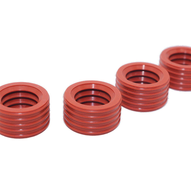 Anillos de sellado hidráulico USH en forma de U rojo personalizados para conector de almacenamiento de energía