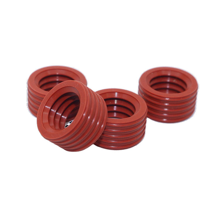Anillos de sellado hidráulico USH en forma de U rojo personalizados para conector de almacenamiento de energía