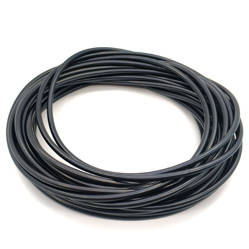 Oros de goma de silicona de tipo anillo de cinco bordes negro/verde para aplicaciones en contacto con alimentos