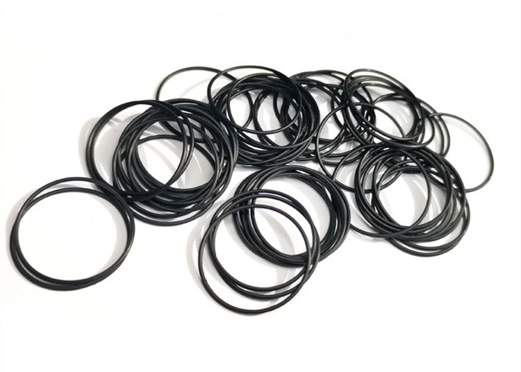 Oros de goma de silicona de tipo anillo de cinco bordes negro/verde para aplicaciones en contacto con alimentos