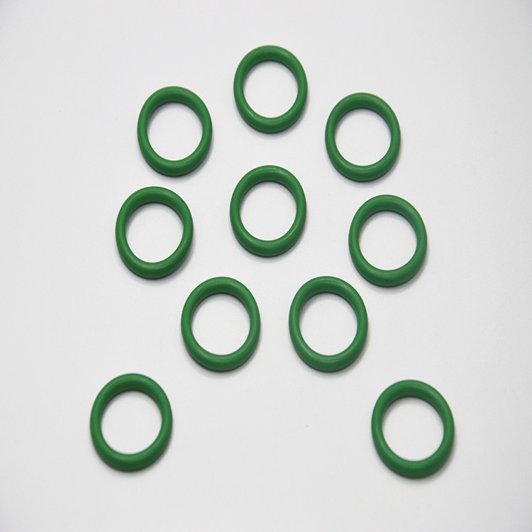 Anillo verde O ofrece varios tamaños para automóviles de camión de goma de silicona PTFE FKM EPDM anillo