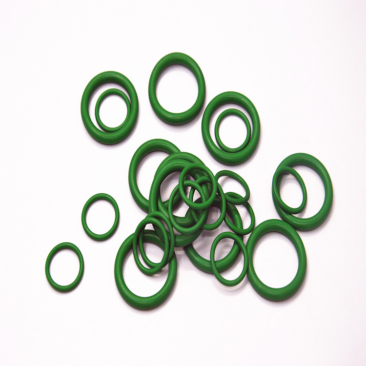 Anillo verde O ofrece varios tamaños para automóviles de camión de goma de silicona PTFE FKM EPDM anillo