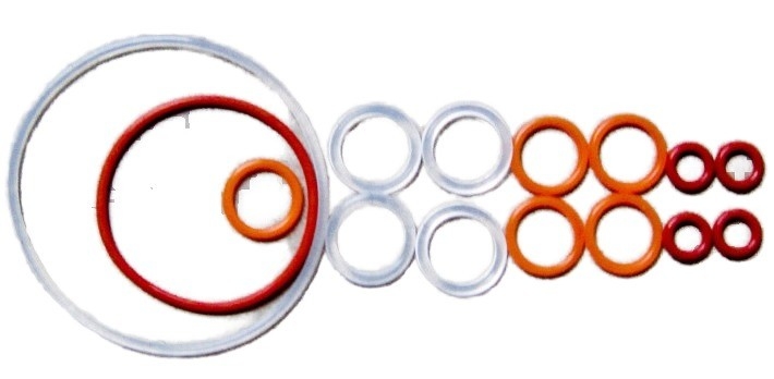 Según la dimensión del cliente, anillos O de grado médico para caucho de salida Nbr Hnbr Epdm