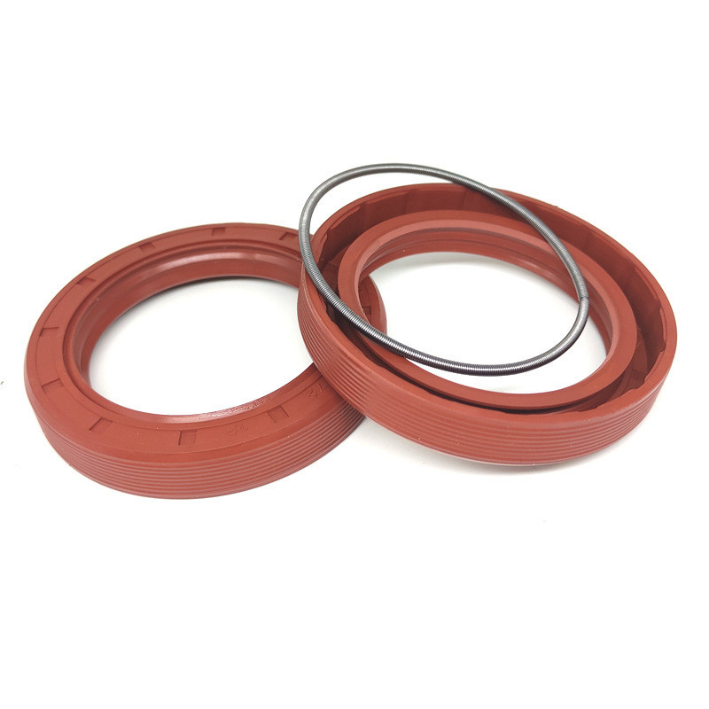 TG4 Sello de aceite NBR/FKM de caucho de resorte de hilo corrugado EPDM Kit de sello de pistón para el eje de 3 labios TJKS