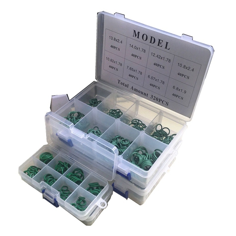 ORK 382pcs/386pcs/407pcs/408pcs Fkm o Nbr Caja/Kit de sellado de anillos O de caucho