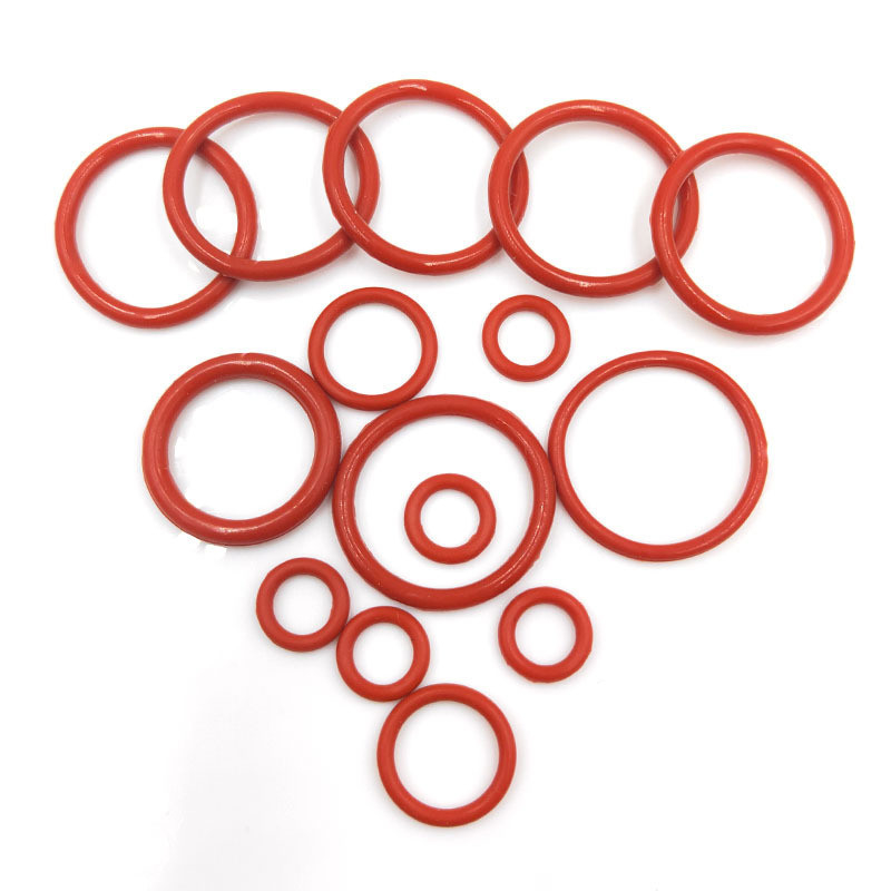 30-90 Shore A AS568 FKM O-ring de caucho sintético de fluorosilicona para sellos de piezas de grúa