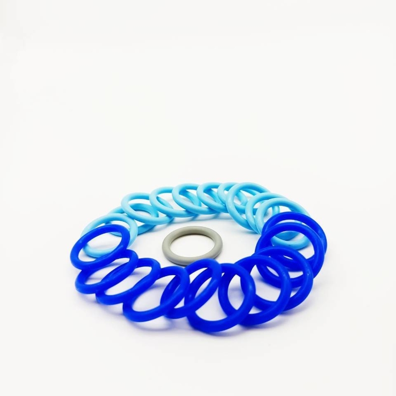 30-90 Shore A AS568 FKM O-ring de caucho sintético de fluorosilicona para sellos de piezas de grúa