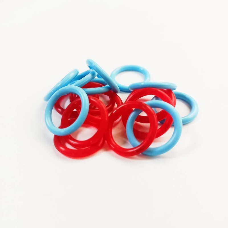 30-90 Shore A AS568 FKM O-ring de caucho sintético de fluorosilicona para sellos de piezas de grúa