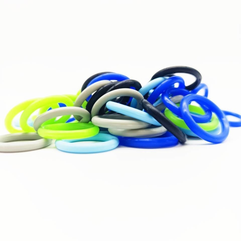 30-90 Shore A AS568 FKM O-ring de caucho sintético de fluorosilicona para sellos de piezas de grúa
