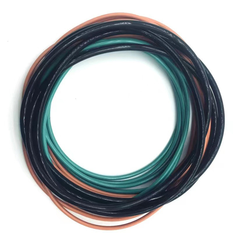 Productos de anillos O de caucho NR no estándar en varios colores para el servicio de procesamiento de moldeo