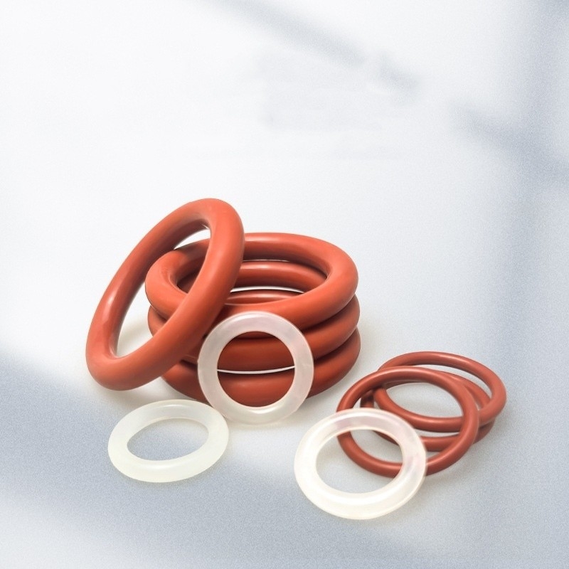 Sellos de anillo O de goma de silicona de alta precisión industrial EPDM personalizados para marca de logotipo