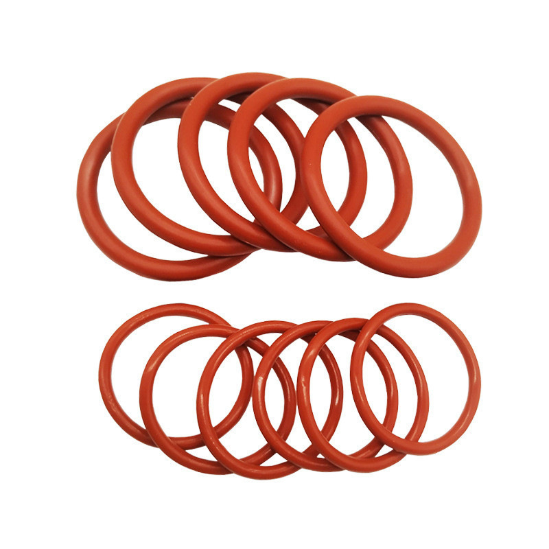 Sello de junta de anillo de goma de silicona de grado alimenticio de alta temperatura estándar en todos los tamaños Producto OEM/ODM