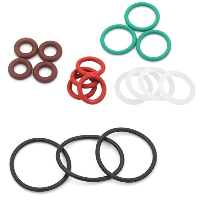 NBR estándar EPDM FKM NR SBR As568 Anillo O de caucho plano para sellos de máquinas de excavadoras Producto