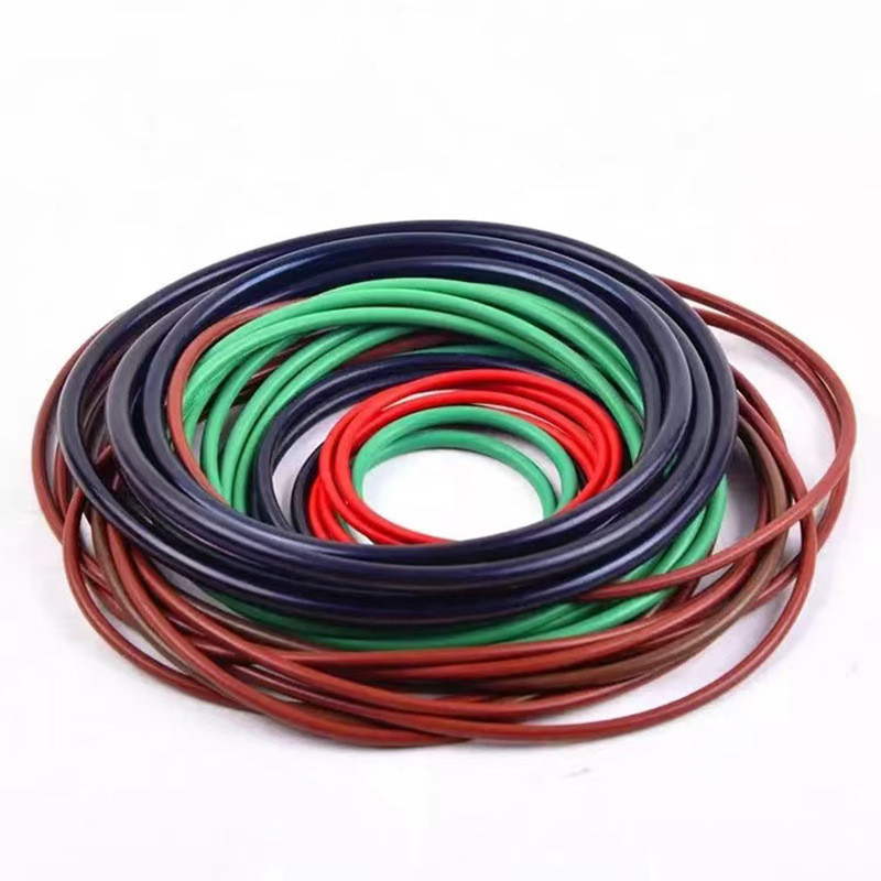 NBR estándar EPDM FKM NR SBR As568 Anillo O de caucho plano para sellos de máquinas de excavadoras Producto