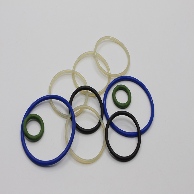 Sellos de goma de silicona de EPDM FKM Ptfe personalizados para anillos O de 8 mm
