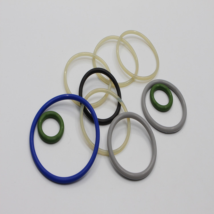 Sellos de goma de silicona de EPDM FKM Ptfe personalizados para anillos O de 8 mm