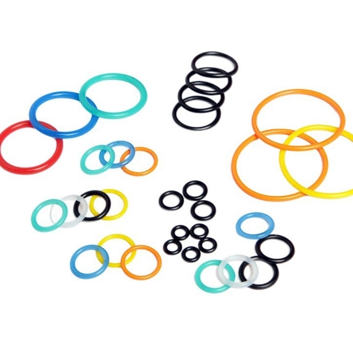 Sellos eficaces NBR FKM EPDM VMQ Anillos de goma O para aplicaciones de color personalizadas