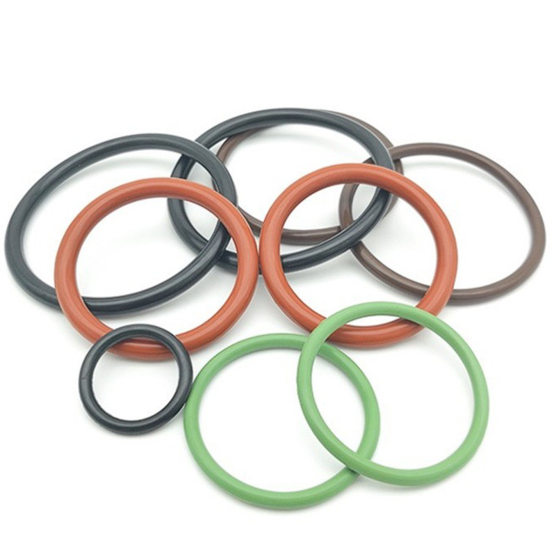 Color personalizado ORK Muestras gratuitas NBR hidráulico FKM EPDM VMQ Anillos de goma O para sellado