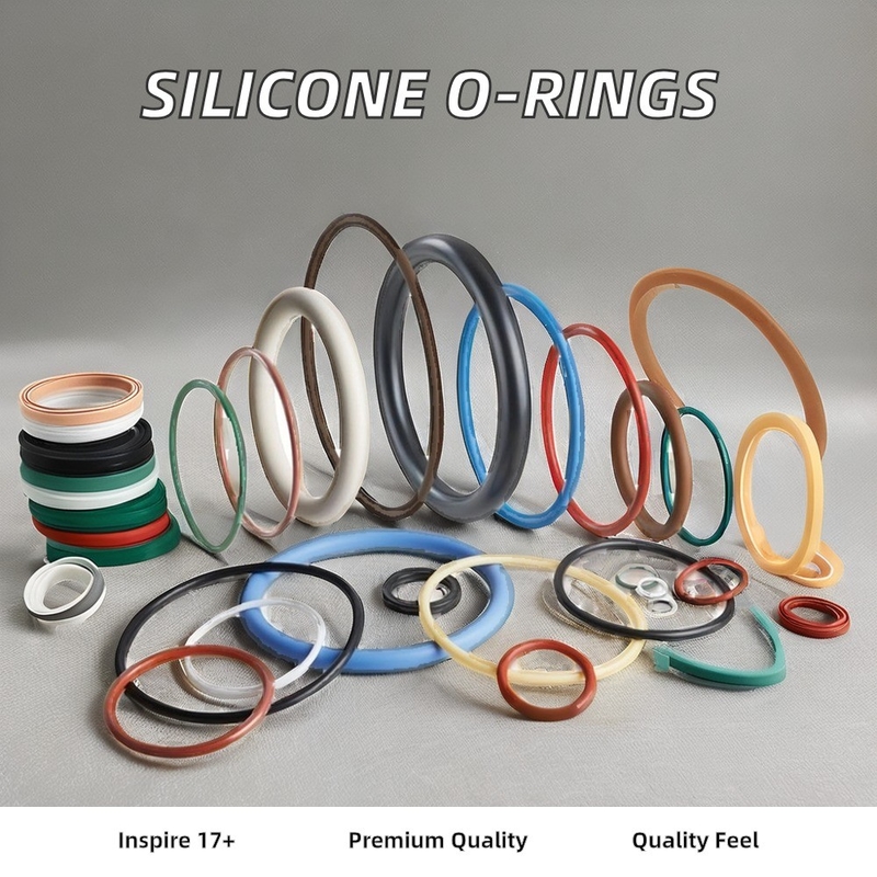 20 ~ 90 Shore Nitrilo resistente al calor personalizado O anillos de caucho Silicona O sellador de anillo