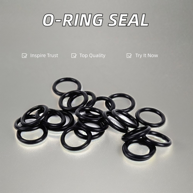 20 ~ 90 Shore Nitrilo resistente al calor personalizado O anillos de caucho Silicona O sellador de anillo
