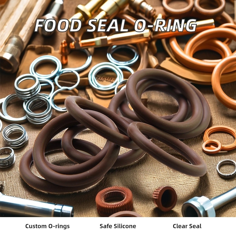 ORK O-rings resistentes al aceite y al desgaste AEM/EPDM/FKM/NBR Sellos de caucho para aplicaciones mecánicas