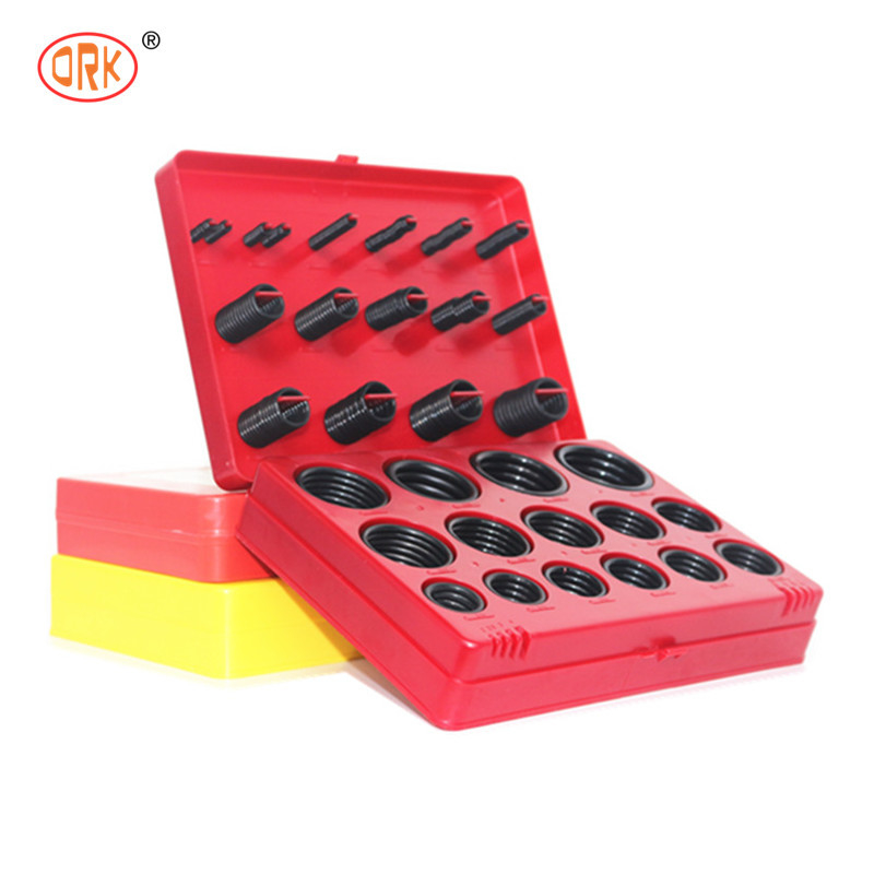 Sellos de ajuste de cadenas con dureza de 30-90 Shore A Kit de anillos de silicona