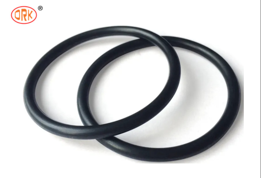 Anillo O de silicona de NBR de goma con soporte de sello resistente al calor FKM para aplicaciones industriales