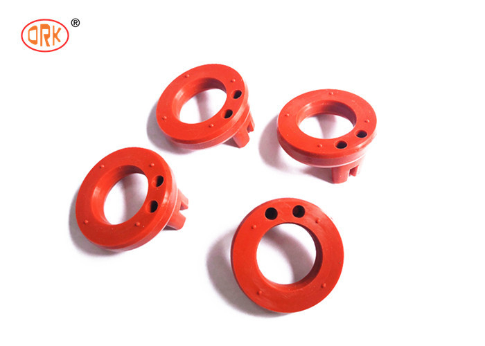 Sellos de junta de goma de silicona para automóviles de amortiguación de choques rojos O anillo para control de vibraciones