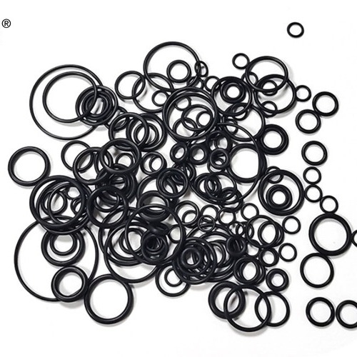 Durabilidad Negro Resistencia excelente al ozono FKM Aflas Sellos de anillo O de caucho médico para necesidades de sellado