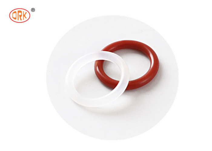 Caucho Médico Duradero Silicón Rojo Transparente y Tamaño de Anillo O para Aplicaciones Sin Polvo y Absorbentes de Choques