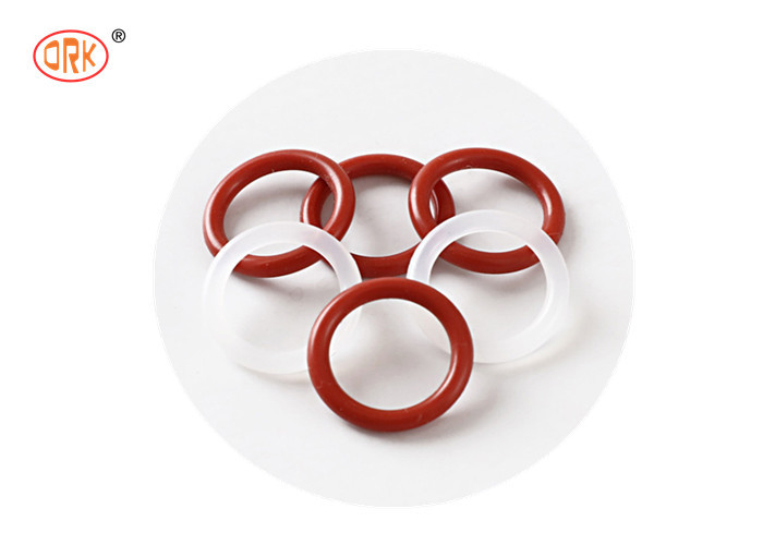 Caucho Médico Duradero Silicón Rojo Transparente y Tamaño de Anillo O para Aplicaciones Sin Polvo y Absorbentes de Choques