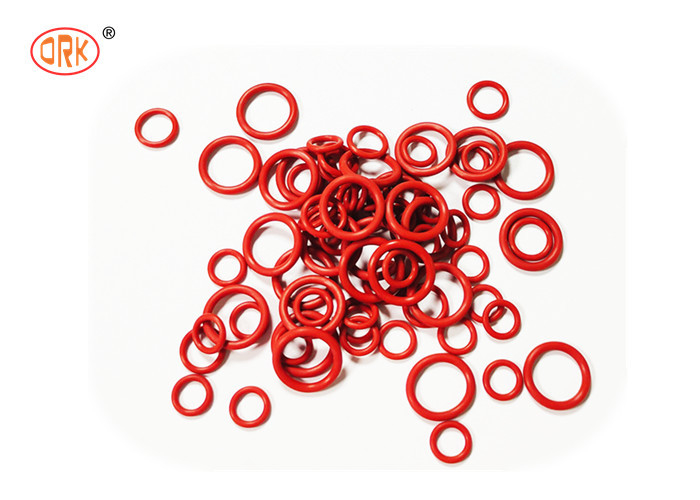 Resistencia a altas temperaturas roja AFLAS O Sello de tamaño de anillo en colores aceptables para la industria alimentaria OEM