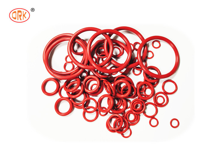 Resistencia a altas temperaturas roja AFLAS O Sello de tamaño de anillo en colores aceptables para la industria alimentaria OEM