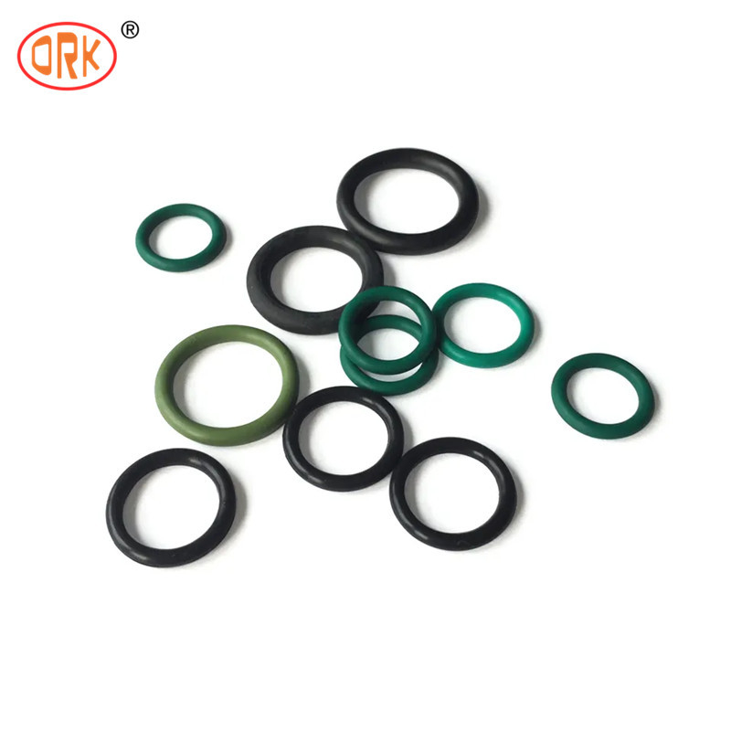 Sello de caucho de plástico compatible con Rohs colorido silicona O anillo material Epdm FKM NBR