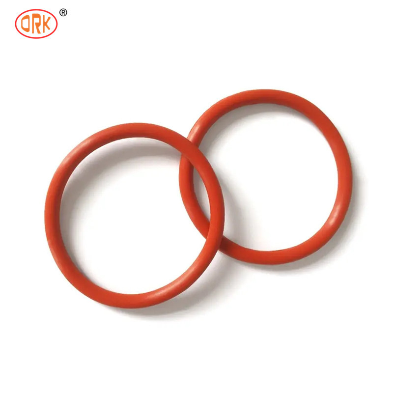 Anillo de elastómeros O rojo EPDM FKM NBR 70 de caucho de orilla Anillo de silicona de alta seguridad Tamaño personalizado