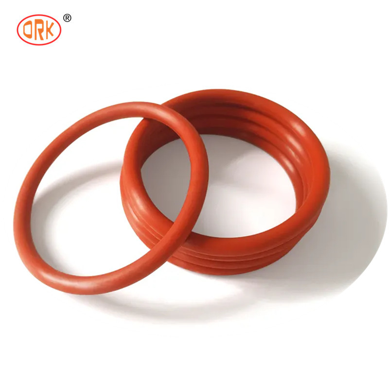 Anillo de elastómeros O rojo EPDM FKM NBR 70 de caucho de orilla Anillo de silicona de alta seguridad Tamaño personalizado