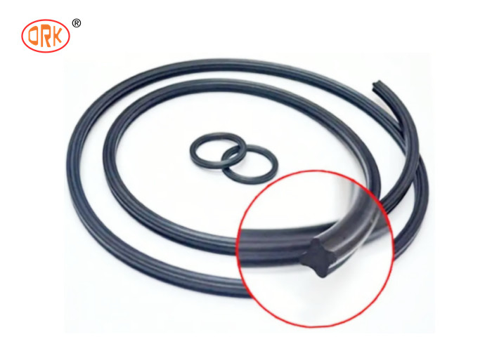 Anillos X personalizados Sello de goma de bomba rotativa EPDM de goma de silicona de nitrilo Sello de anillo cuadrado
