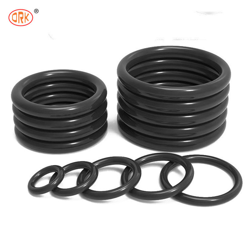Sello azul Silicone material elastomérico de junta plana doble O anillo Sello resistente al aceite REACH ROHS